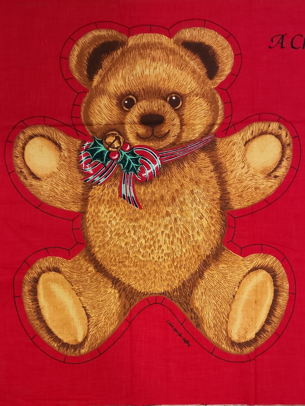 Vintage Hallmark Cards DIY Christmas Gathering Teddy Bear Craft Project Gift
